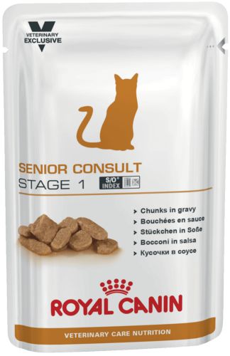 Диета Royal Canin SENIOR CONSULT STAGE 1 WET для пожилых кошек, не имеющих внешние признаки старения, 100 г
