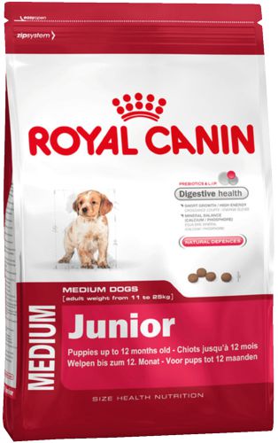 Корм Royal Canin MEDIUM JUNIOR для щенков средних пород до 12 месяцев