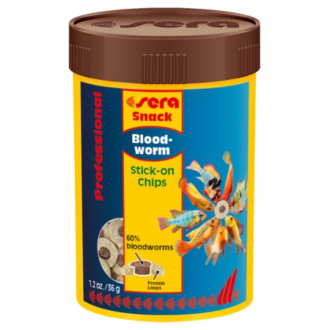 Корм Sera Bloodworm Snack для рыб, чипсы 100 мл (36 г)