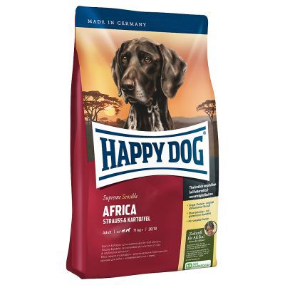 Корм HAPPY DOG SUPREME Africa Мясо страуса для чувствительных собак