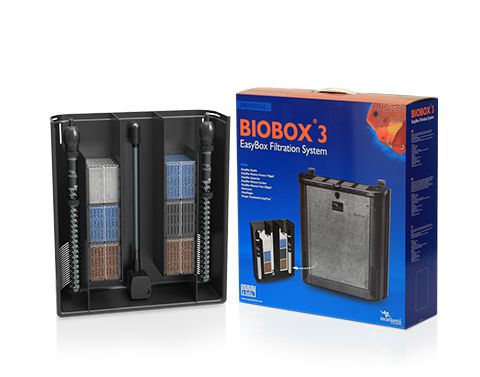 Внутренний аквариумный фильтр AQUATLANTIS BIOBOX 3 черный, картриджи: 6хL, нагреватели 2х300w, 900 л/ч