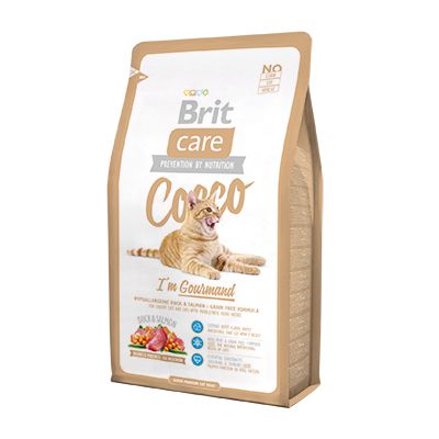 Корм Brit Care Cat Cocco Gourmand беззерновой, для кошек-гурманов
