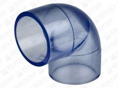 Колено 90°, PVC-U (прозрачный), d32 DN25 PN10