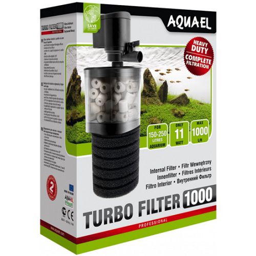 Фильтр внутренний AQUAEL Турбо 1000 до 250 л, 1000 л/ч, подъем воды до 1,1 м