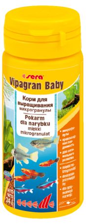Корм Sera VIPAGRAN BABY для молоди рыб, микрогранулы 50 мл