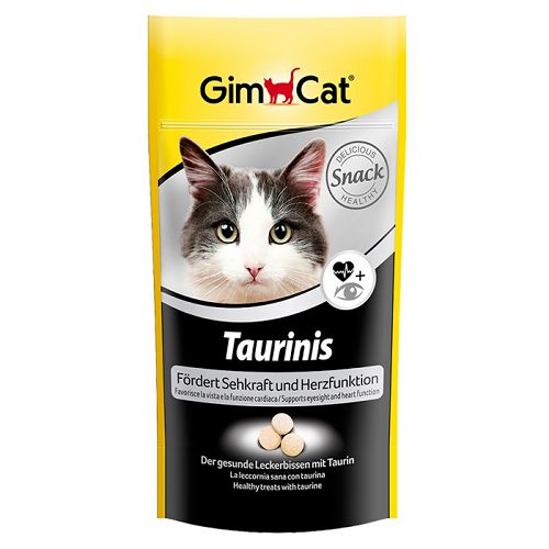 Лакомство Gimcat "Taurinis" витаминное для кошек, таурин, 40 г