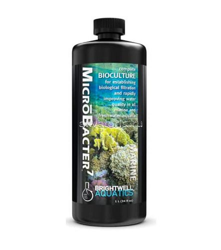 Комплексная биокультура Brightwell Aquatics MicroBacter7 Complete Bioculture для аквариума, 1 л