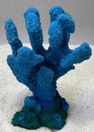 Цветной коралл синий Коралл, 10*6*14 см