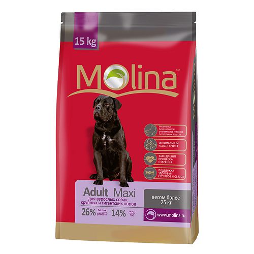 Корм Molina Adult Maxi для взрослых собак крупных пород