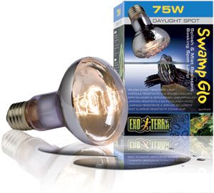 Exo Terra Swamp Glo лампа для болотных и водяных черепах, 100 Вт