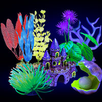 Флуоресцентные аквариумные декорации Glofish