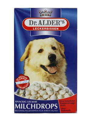 Лакомство Dr. ALDER`S Milchdrops молочное для собак, 250 г