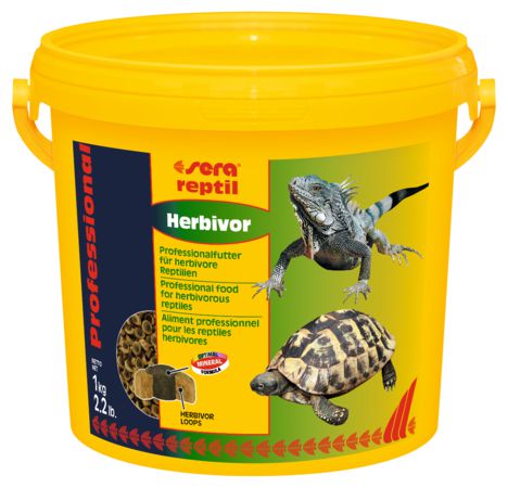 Корм Sera REPTIL PROFESSIONAL HERBIVOR для растительноядных рептилий, 3,8 л
