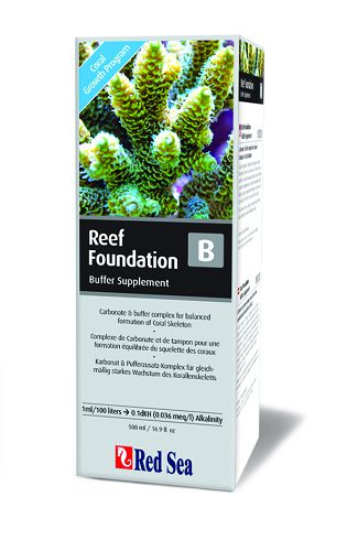 Red Sea "Reef Foundation B" добавка для роста кораллов, Alk, 500 мл