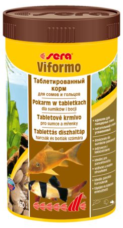 Основной корм Sera VIFORMO для придонных рыб, таблетки 700 шт., 250 мл