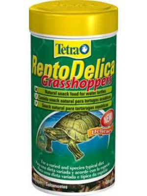 Корм Tetra ReptoDelica Grasshoppers для черепах, деликатес из кузнечиков, 250 мл