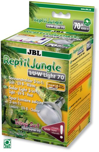 Металлогалогенная лампа JBL ReptilJungle L-U-W Light 70W для освещения и обогрева тропических террариумов, 70 Вт