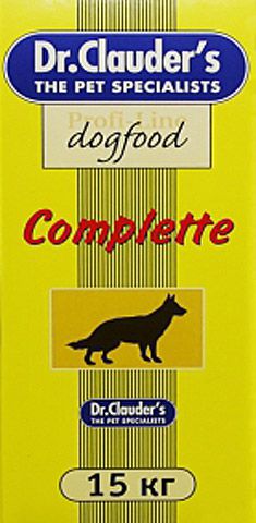 Корм Dr.Clauder`s Complette для собак всех пород, 15 кг