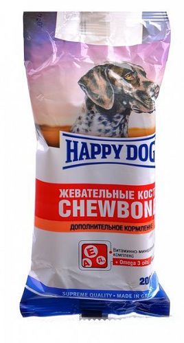 Жевательные кости HAPPY DOG для собак, 200 г
