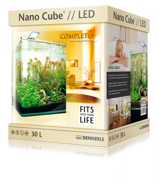Комплект Dennerle NanoCube Complete Plus Nano Power LED, 30 л от интернет-магазина STELLEX AQUA