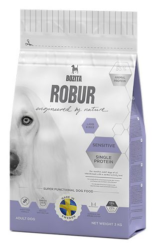 Корм BOZITA ROBUR Sensitive Single Protein Lamb&Rice Ягненок для взрослых собак с нормальной активностью