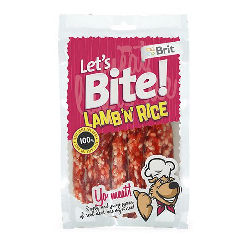 Лакомство Brit Let's Bite Lamb n´Rice "Ягненок и рис" для собак, 105 г