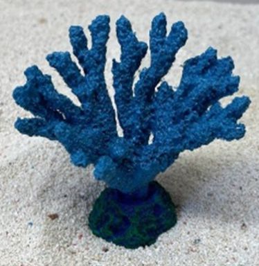 Цветной коралл синий Коралл акобария, 9*5*7 см