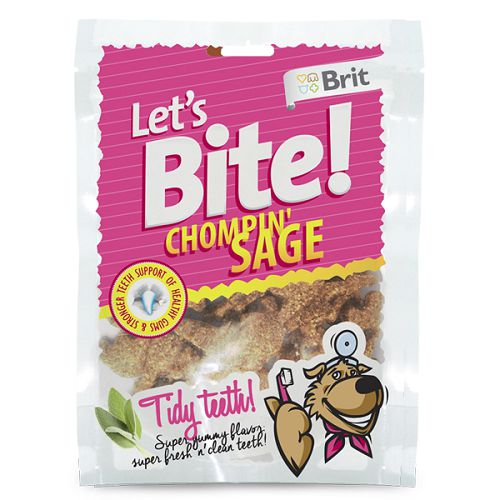 Лакомство Brit Let's Bite Chompin' Sage "С шалфеем" для собак, 150 г