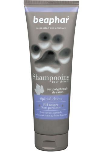 Шампунь Beaphar Shampooing Spécial chiots для чувствительной кожи щенков, Синий, 250 мл