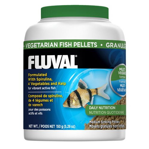 Fluval корм для растительноядных рыб, гранулы 325 мл от интернет-магазина STELLEX AQUA
