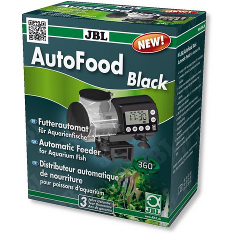 Кормушка автоматическая JBL AutoFood BLACK для аквариумных рыб, черная Кормушка автоматическая JBL AutoFood BLACK для аквариумных рыб, черная