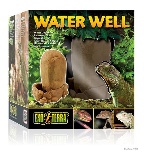 Exo Terra Water Well поилка-камень с дозатором, 250 мл от интернет-магазина STELLEX AQUA