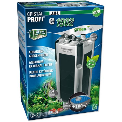 Внешний аквариумный фильтр JBL CristalProfi e1902 greenline для 200-800 л, 1900 л/ч