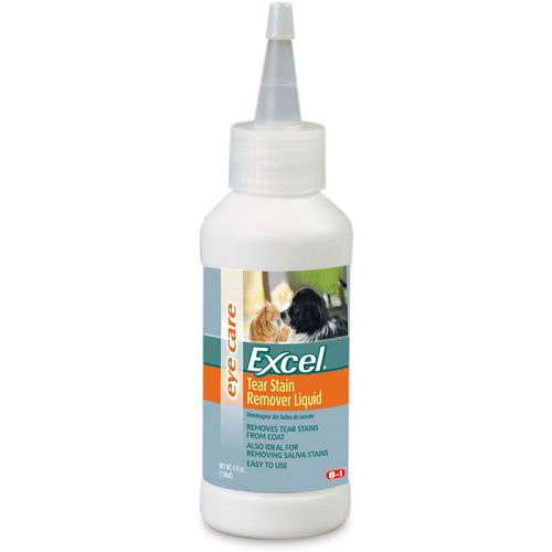 8in1 EXCEL Tear Stain Remover Liquid Очищающее средство для удаления с шерсти пятен от слез, 118 мл