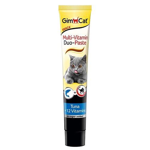Паста Gimcat "Multi-Vitamin Duo" для кошек, тунец+12 витаминов, 50 г