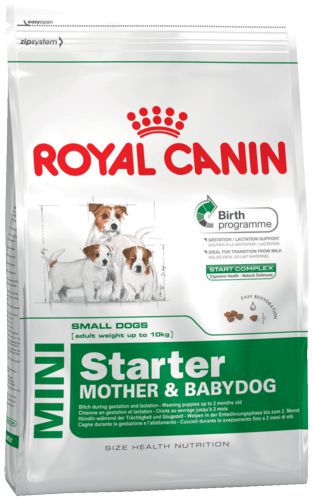 Корм Royal Canin MINI STARTER для щенков до 2-х месяцев, беременных и кормящих сук