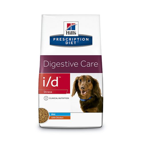 Диета Hill's Prescription Diet I/D Stress Mini для собак мелких пород при лечении расстройств ЖКТ+стресс