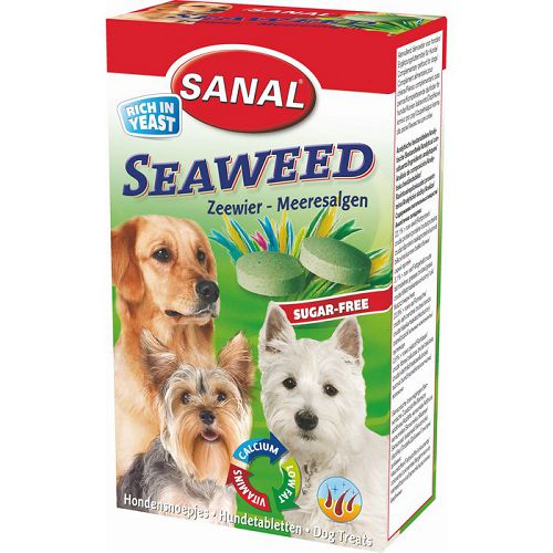 SD2500 SANAL Seaweed Витаминное лакомство с мосркими водорослями для собак, 100 г