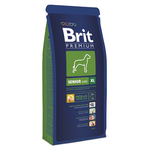 Корм Brit Premium Senior XL для пожилых собак гигантских пород