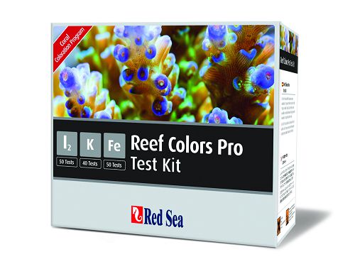Red Sea Reef Colors набор тестов для измерения количества йода, калия и железа в морской воде