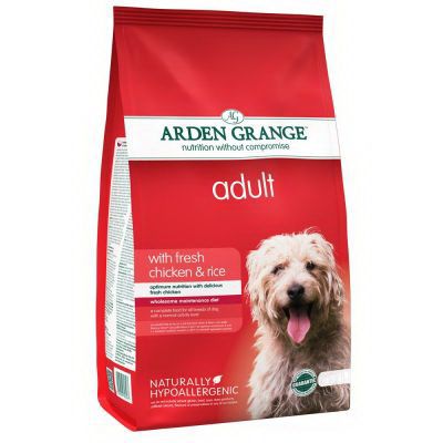 Корм Arden Grange Adult Dog Chicken & Rice для взрослых собак, с курицей и рисом