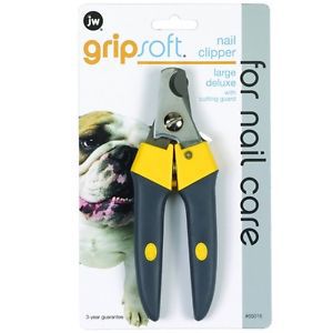 Когтерез с ограничителем J.W. Grip Soft Large Deluxe Nail Clipper для собак, большой