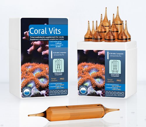 Жиро- и водорастворимые витамины Prodibio Coral Vits  для кораллов 1000-20000 л, 10 ампул