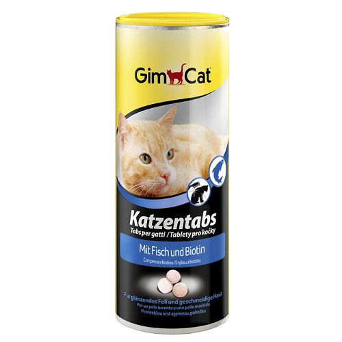 Лакомство Gimcat "Katzentabs" витаминное для кошек, рыба, 710 шт.