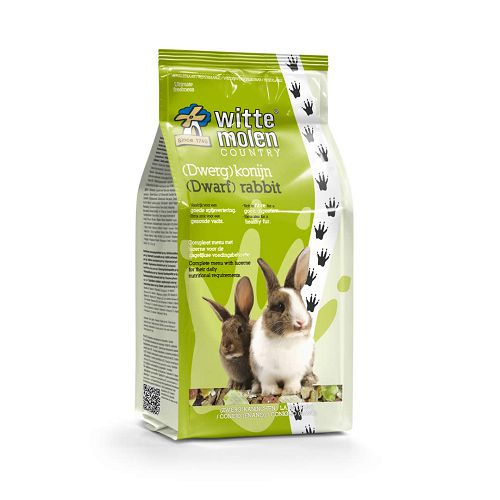 Корм Witte Molen Country (Dwarf)Rabbit для декоративных кроликов, 800 г