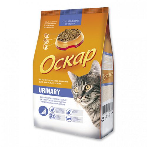 Корм ОСКАР Urinary для кастрированных и стерилизованных кошек, 10 кг