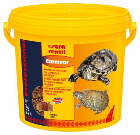 Корм Sera Reptil Profess.Carnivor для рептилий, гранулы 3,8 л (1 кг)