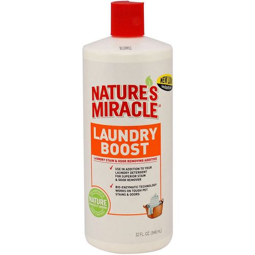 Уничтожитель пятен и запахов Natures Miracle Laundry Boost & Odor Additive, для стирки 946 мл