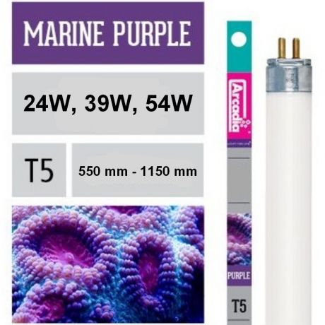 Лампа флуоресцентная Arcadia Т5 Marine Purple 39 Вт, 850 мм