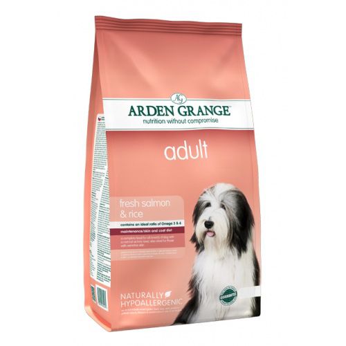Корм Arden Grange Adult Dog Salmon & Rice для взрослых собак, с лососем и рисом